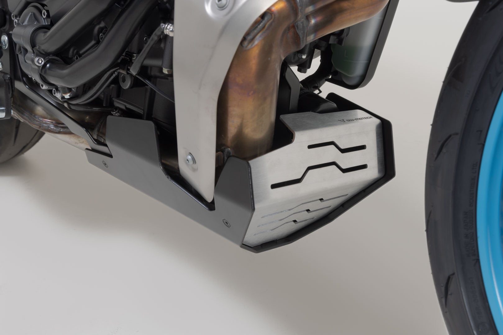 SW-Motech Front Spoiler Black/silver. Yamaha Mt-07 (24-).