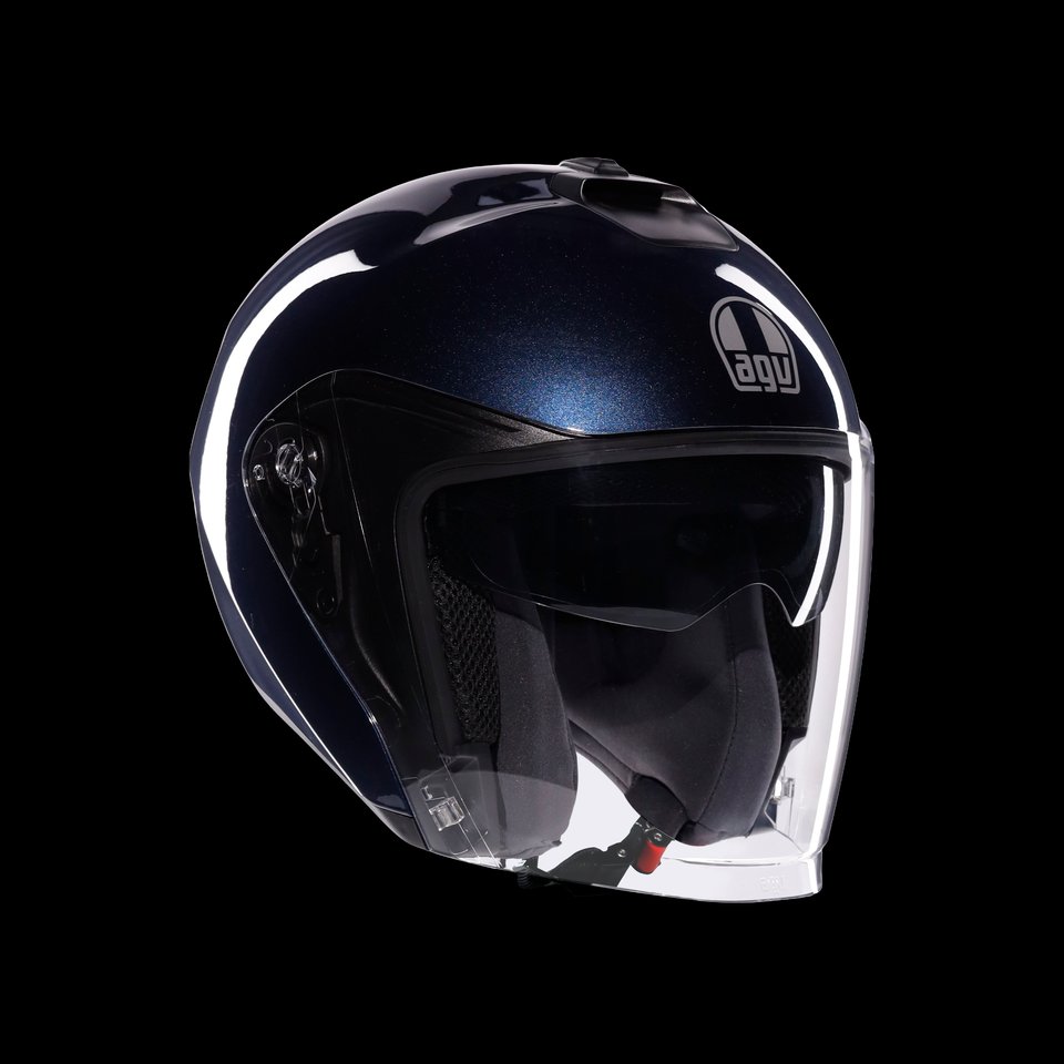 IRIDES MONO PROFONDO BLUE - MOTORBIKE OPEN FACE HELMET E2206