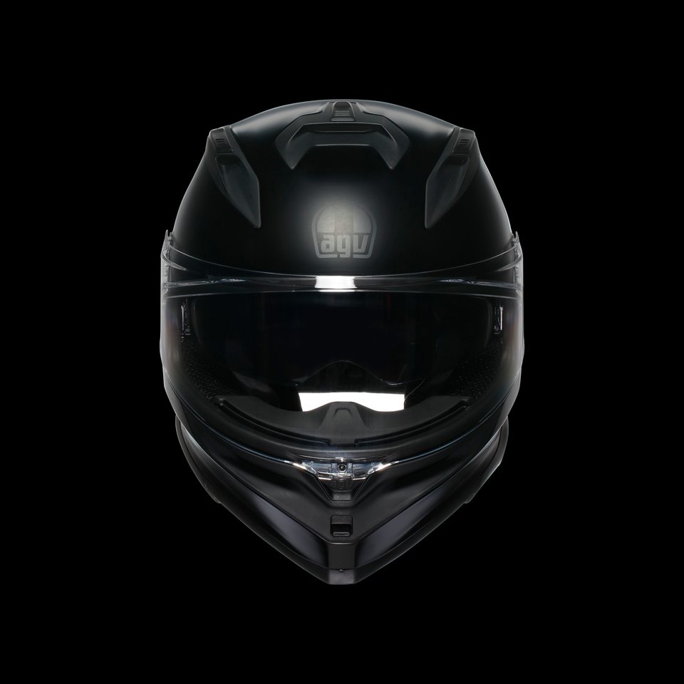 K7 MPLK MONO MATT BLACK - MOTORBIKE FULL FACE HELMET E2206