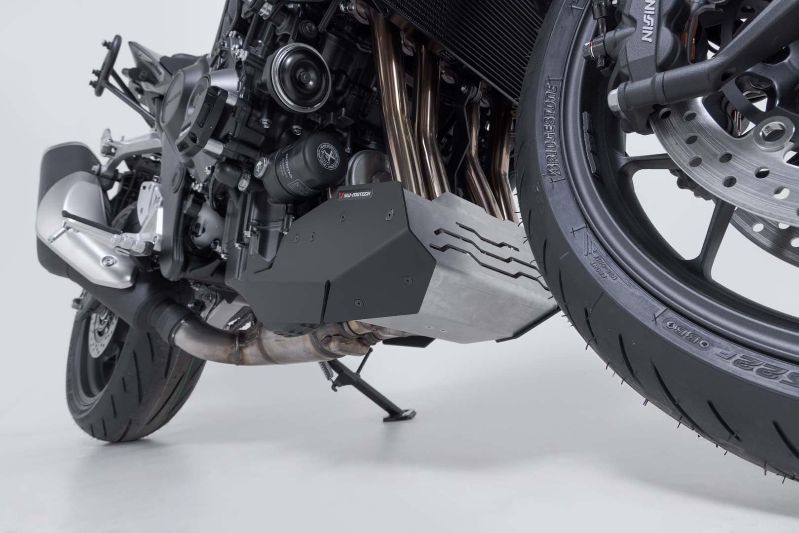 SW-Motech Front Spoiler Black/silver. Honda Cb1000 Hornet (24-).