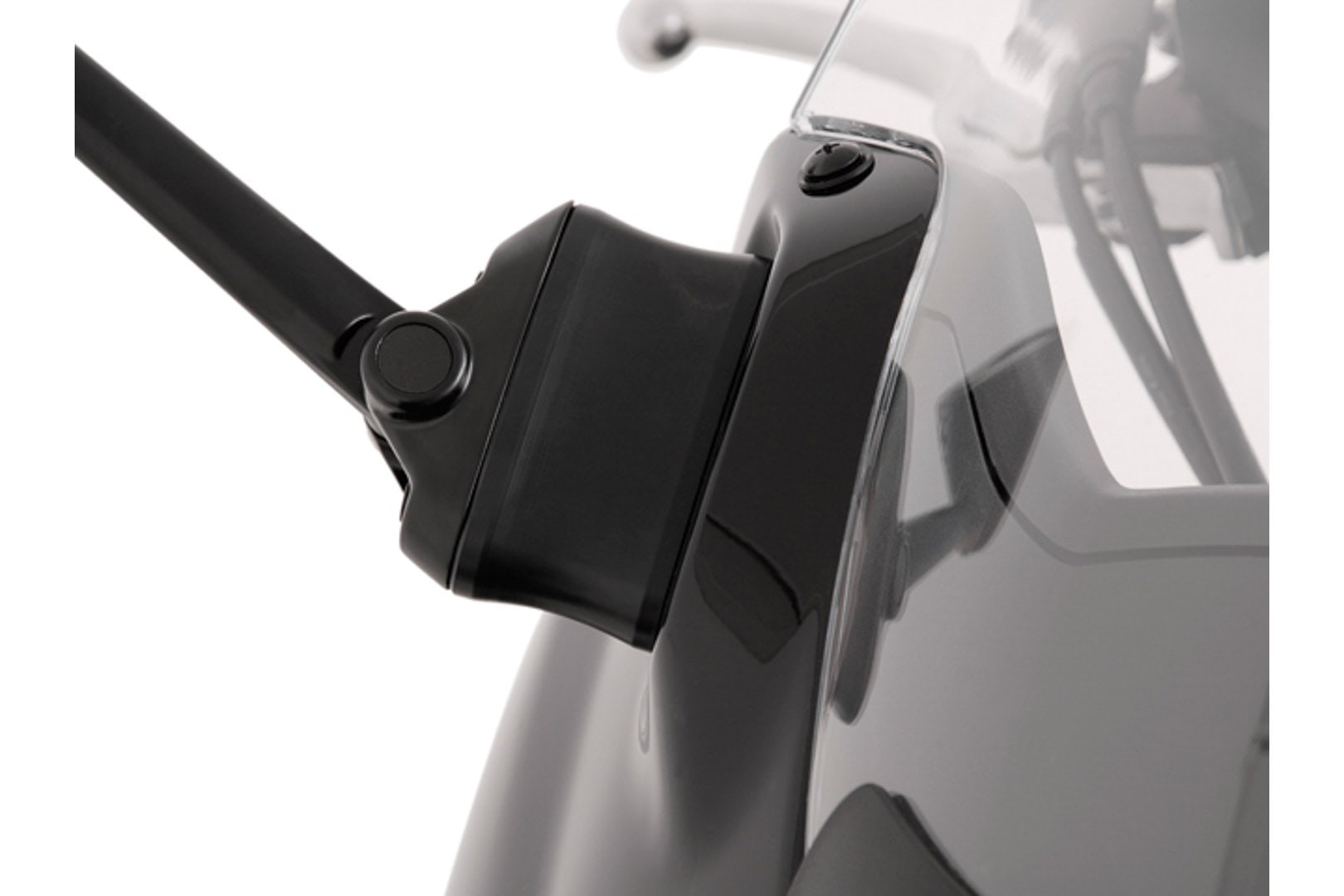 SW-Motech Mirror Extension Profile. Black. Suzuki. GSF 650 S. 09-.