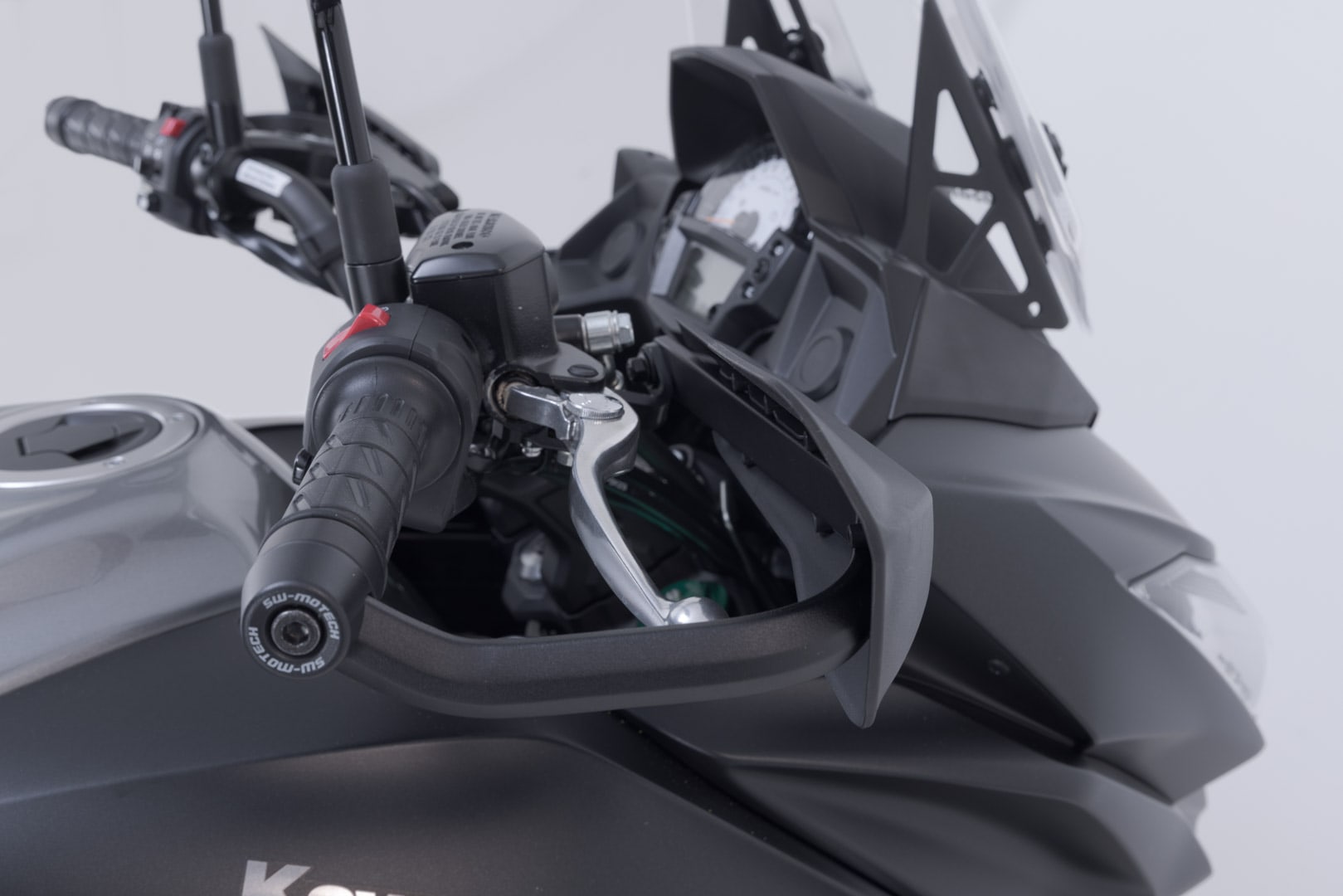 SW-Motech Sport Handguard KIT Black. Kawasaki Versys 650 (07-21).