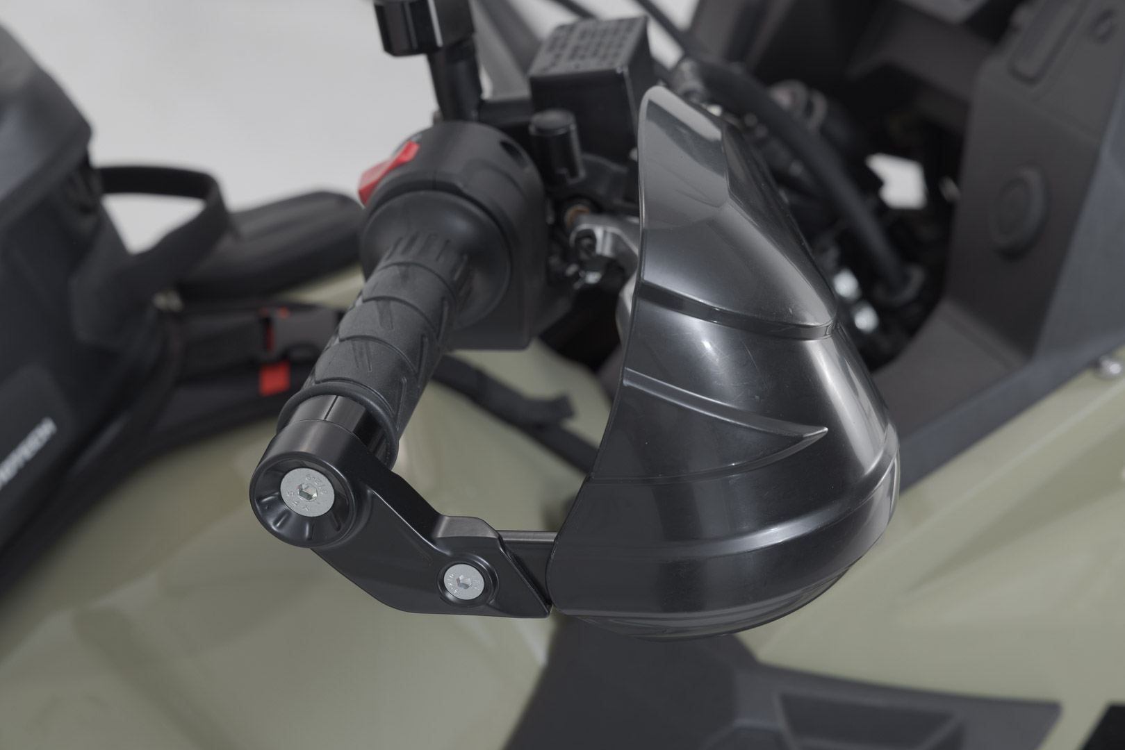 SW-Motech Bbstorm Handguard KIT Black. Kawasaki KLR 650 (22-).