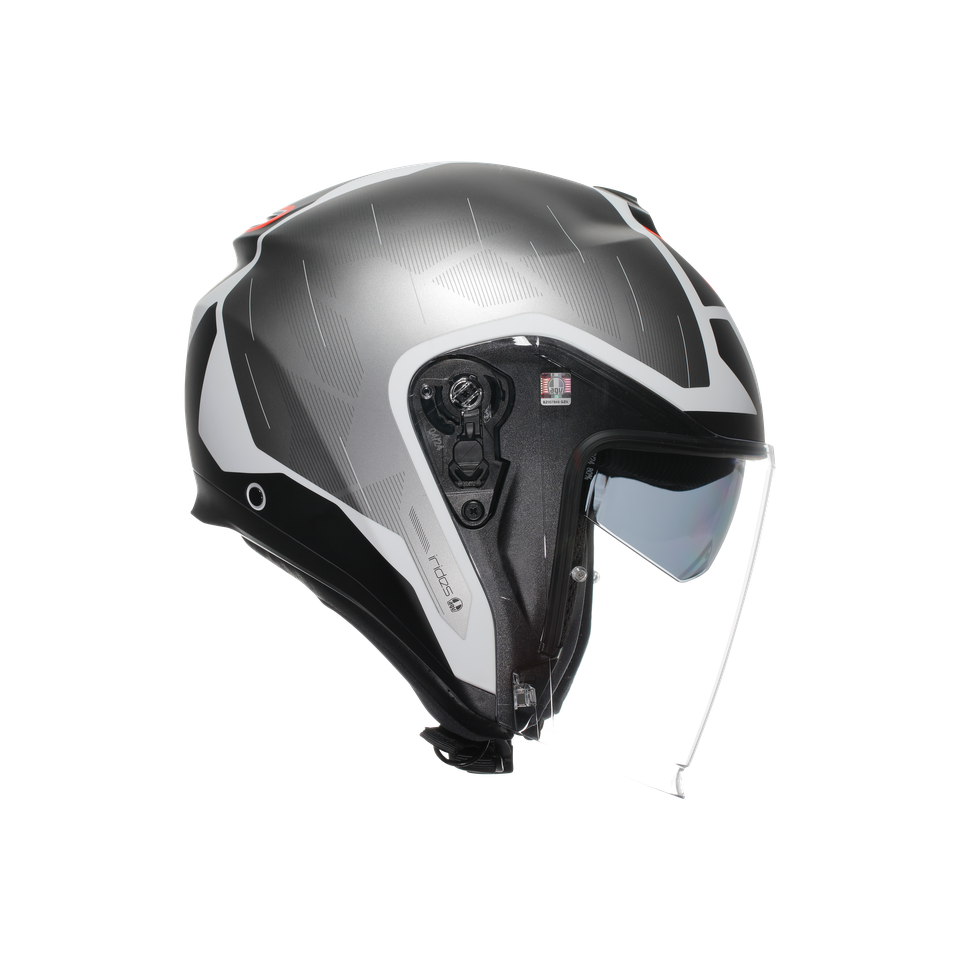 AGV Irides E2206 - Trieste Matt Black/white/red