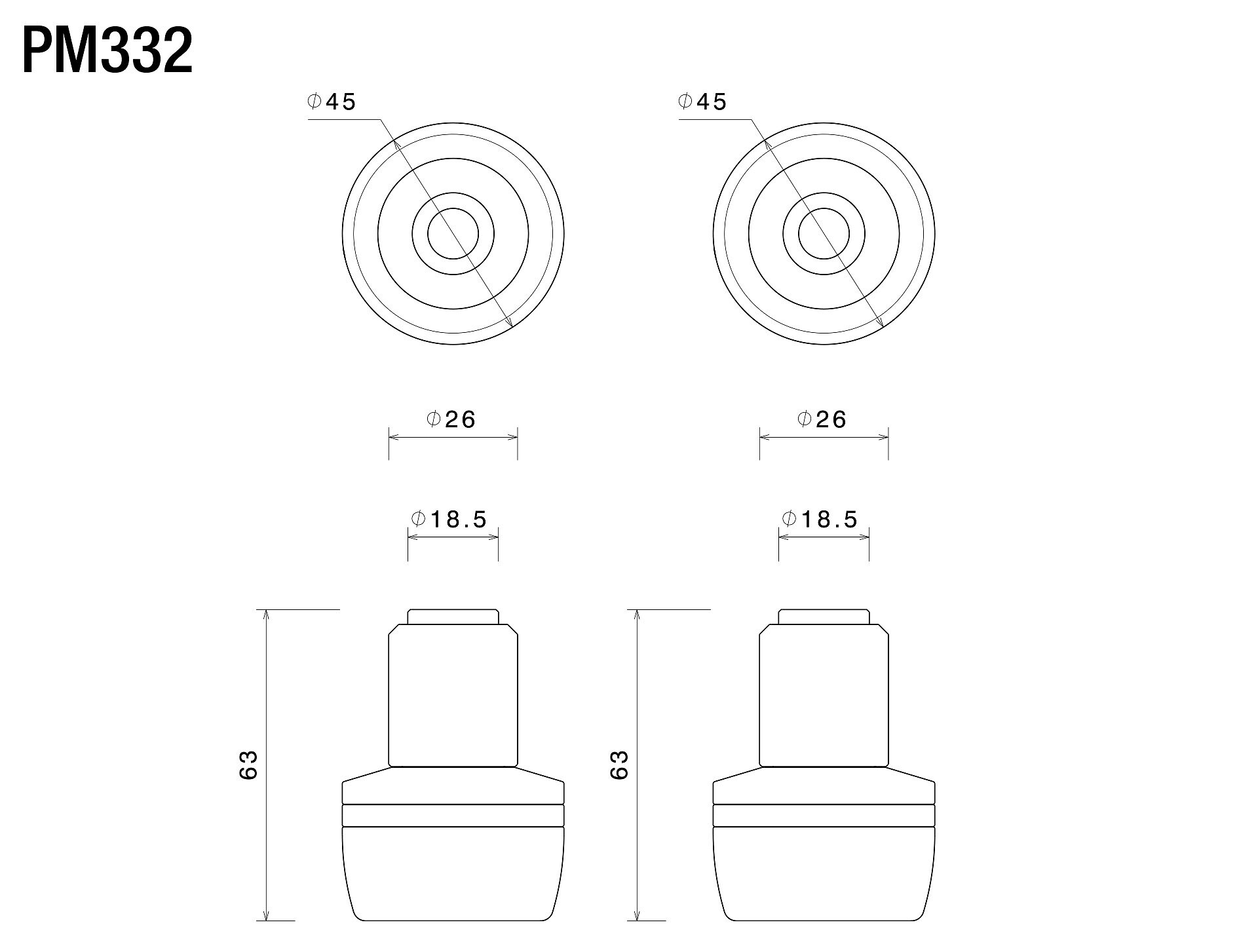 Side sliders kit