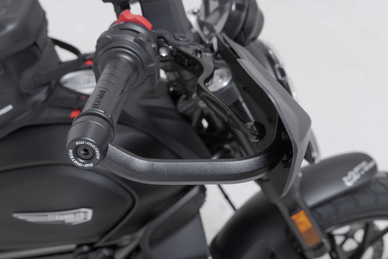 SW-Motech Sport Handguard KIT Black. Ducati Scrambler (14-).