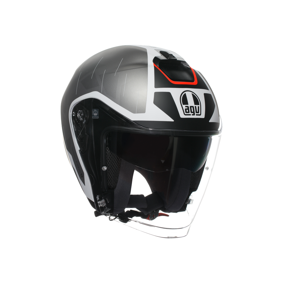 AGV Irides E2206 - Trieste Matt Black/white/red