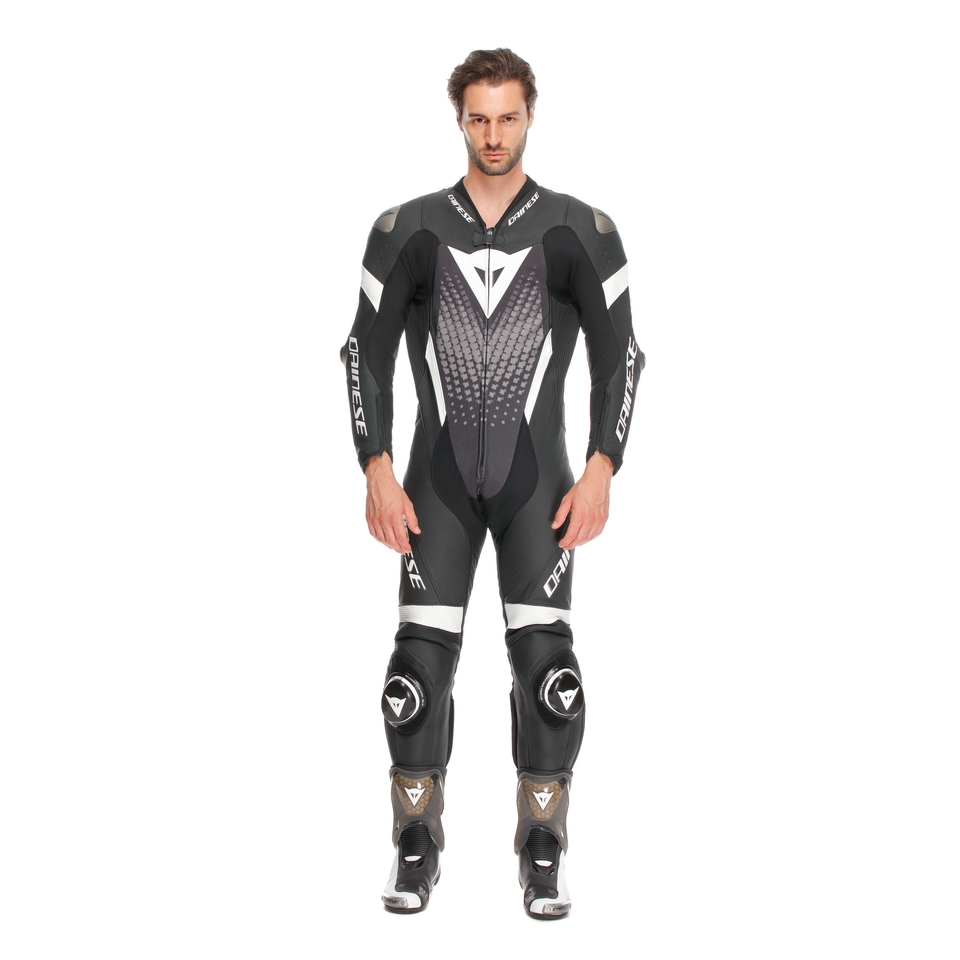 Dainese Laguna Seca 6 - Perforated One-Piece Leather Racing Suit Short/tall Fit (S/T)
