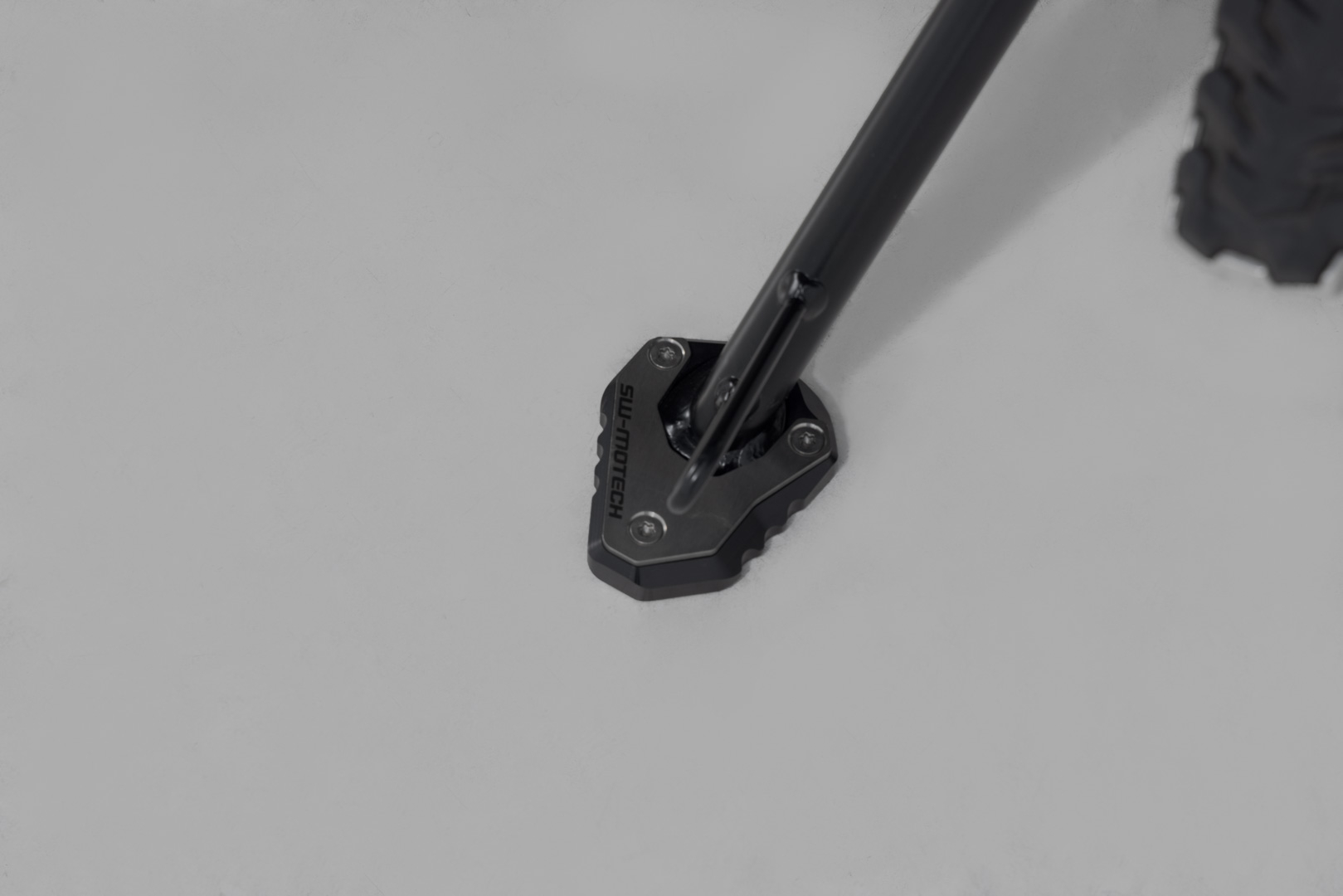 SW-Motech Extension FOR Side Stand Foot Black/silver. Kawasaki Models.