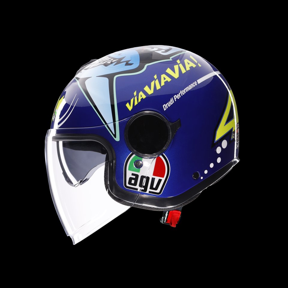 ETERES ROSSI MISANO 2015 - MOTORBIKE OPEN FACE HELMET E2206