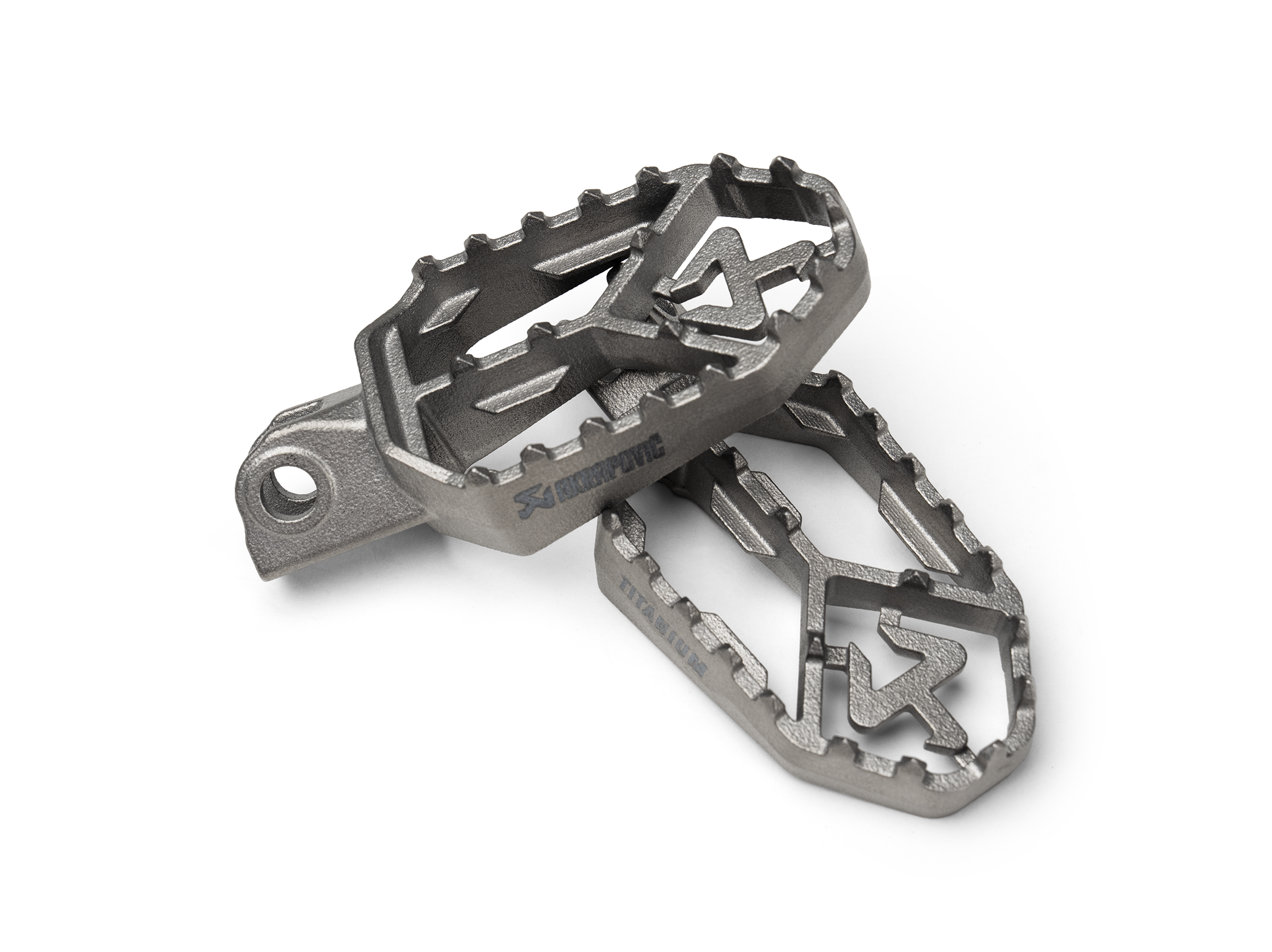 Akrapovic Adventure Footpeg Set (Titanium) – CFMOTO
