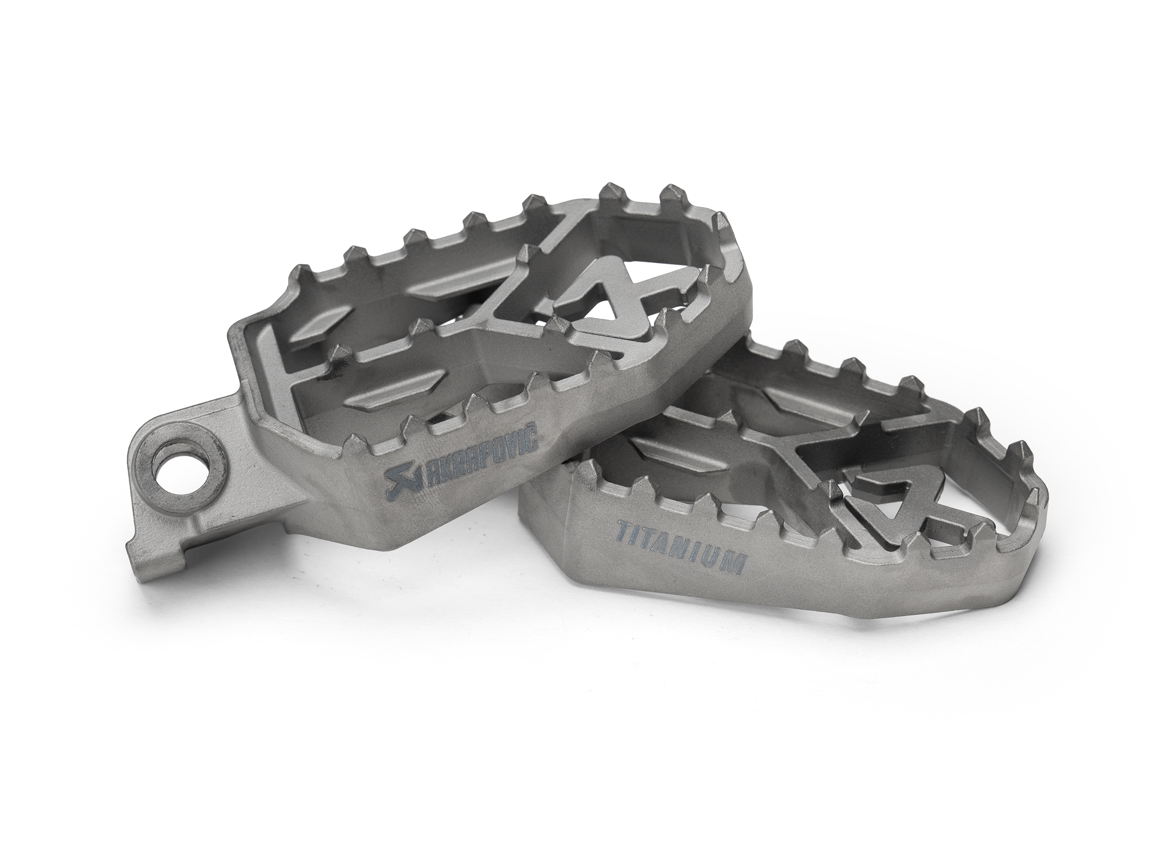 Akrapovic Adventure Footpeg Set (Titanium) – GASGAS / Husqvarna / KTM