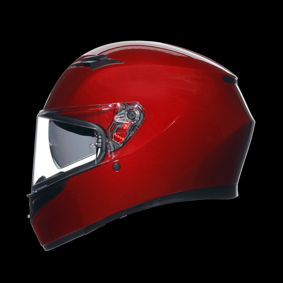 K3 MONO COMPETIZIONE RED - MOTORBIKE FULL FACE HELMET E2206
