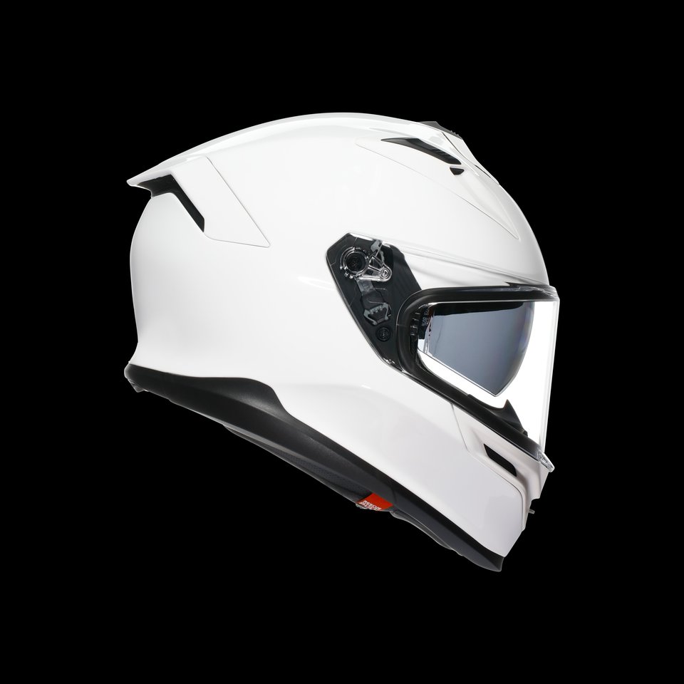 K7 MPLK MONO WHITE - MOTORBIKE FULL FACE HELMET E2206