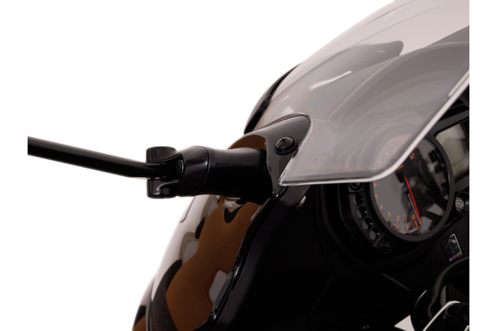 SW-Motech Mirror Extension Profile. Black. Suzuki. GSF 650 S. 09-.