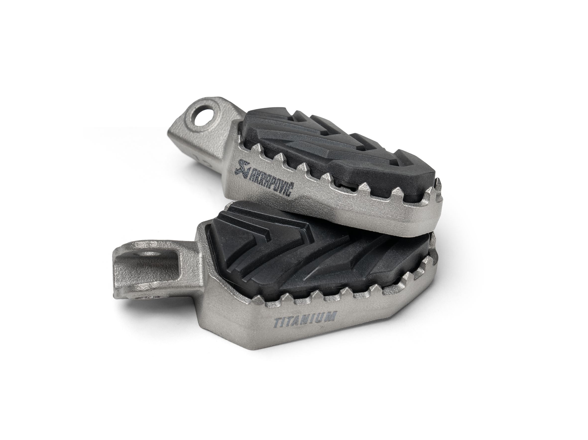 Akrapovic Adventure Footpeg Set (Titanium) – CFMOTO