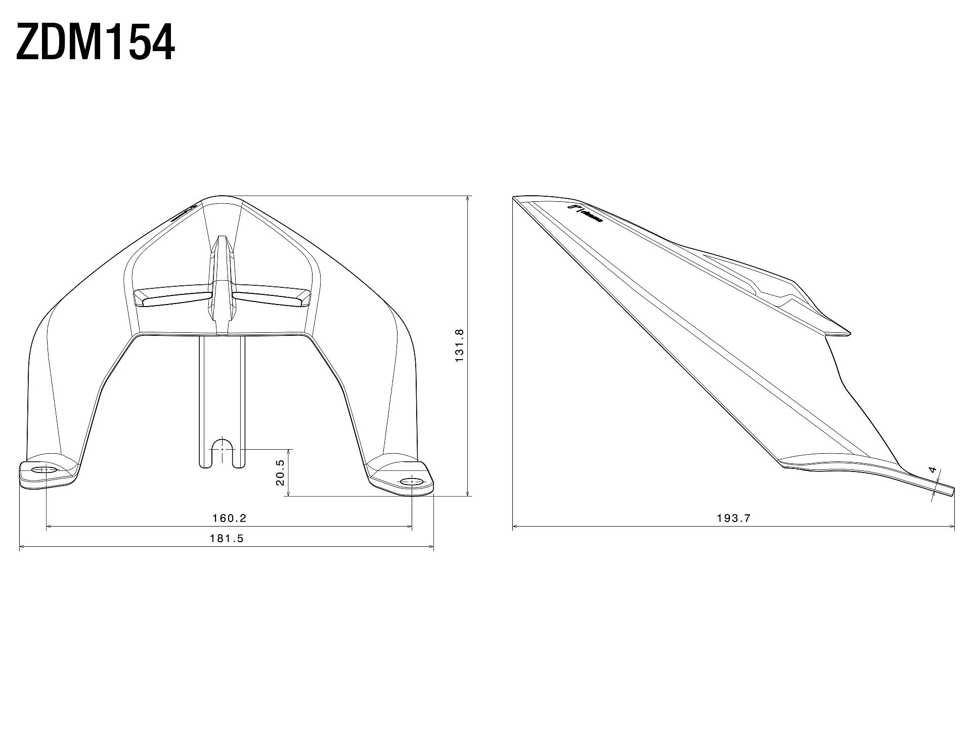 Rear fender