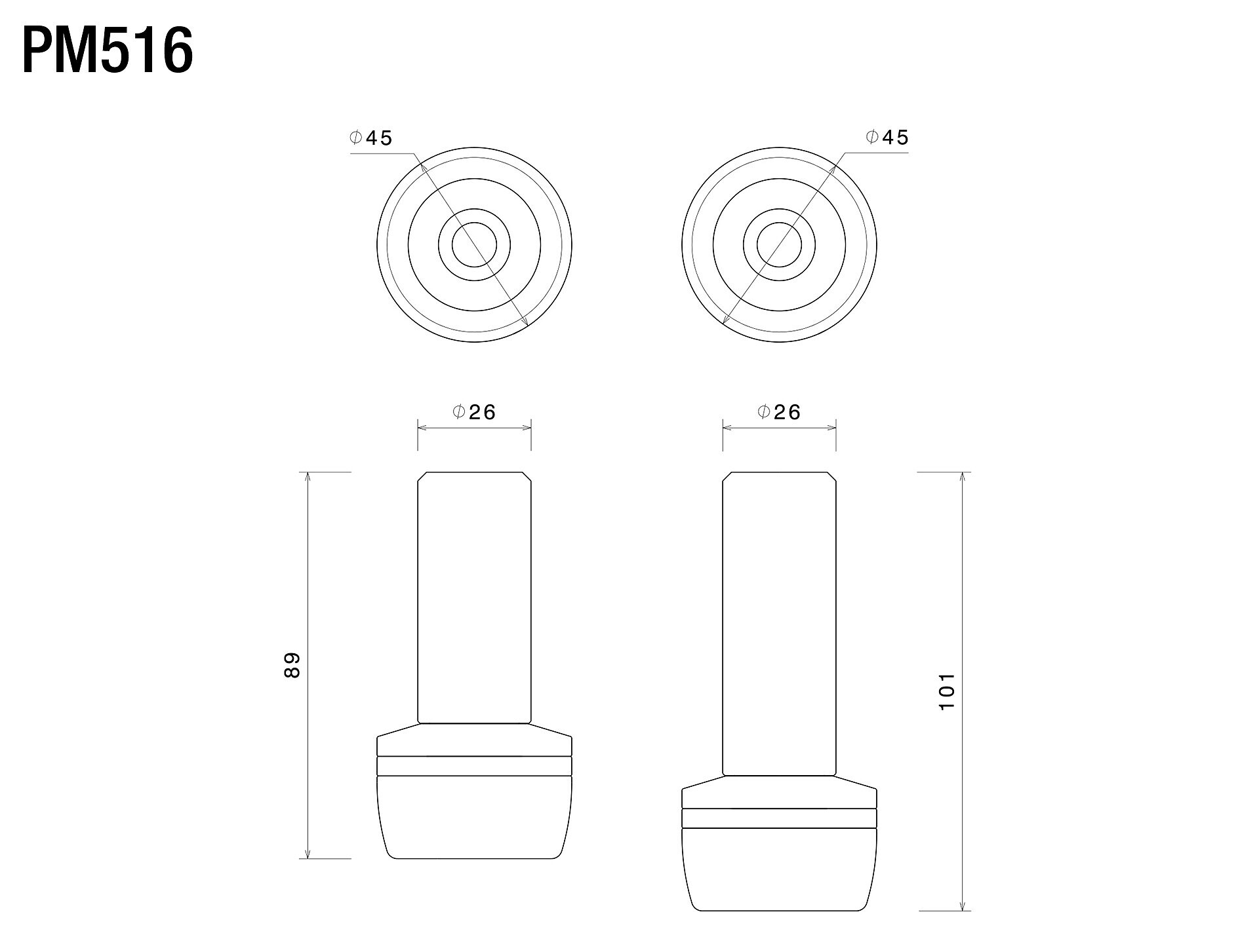 Side sliders kit