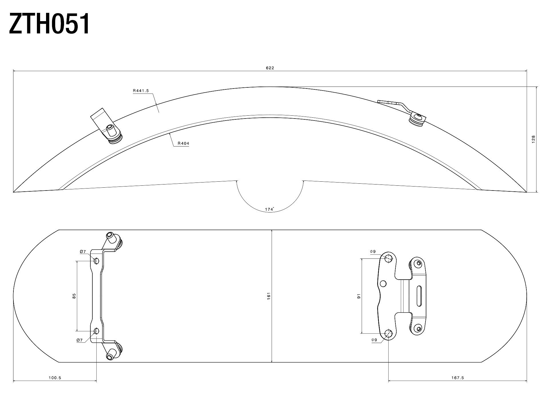 Rear fender